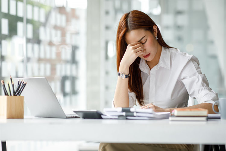 壓力大、性喚起困難的職場女性 壓力大、性喚起困難的職場女性
