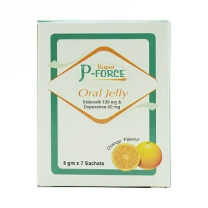 雙效果凍威而鋼 Super P Force Oral Jelly 160mg(7包)|雙效配方,約30分鐘起效,兼顧硬度與持久表現