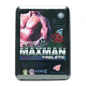 美國 Maxman 增大丸加強版 10錠/盒｜秘魯瑪卡×人參精華 三日一錠漸進調理 重拾硬挺自信🔥