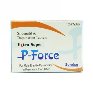 必利吉 P-force 藍P 200mg(1盒4顆)|助勃+延時雙效複方,一錠同時改善硬度與持久