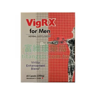 VigRX Plus 威樂增大丸 1440mg × 60顆/盒|美國草本黃金配方 喚醒男人原始戰力